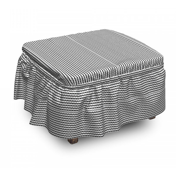 East Urban Home Ottoman Slipcover Wayfair
